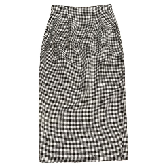 VINTAGE HOUNDSTOOTH SKIRT - Picture 3 of 3